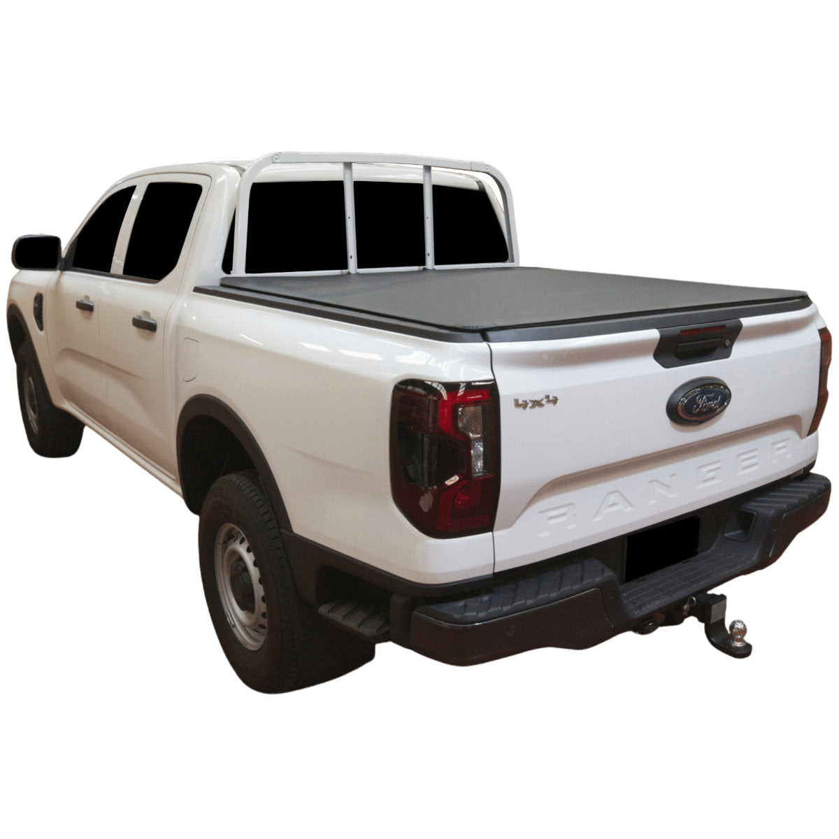 Clamp On Pro Drill-Less Tonneau Cover To Fit Ford Next Gen Ranger Dual Cab Fitted With Factory Headboard (July 2022 to Current)