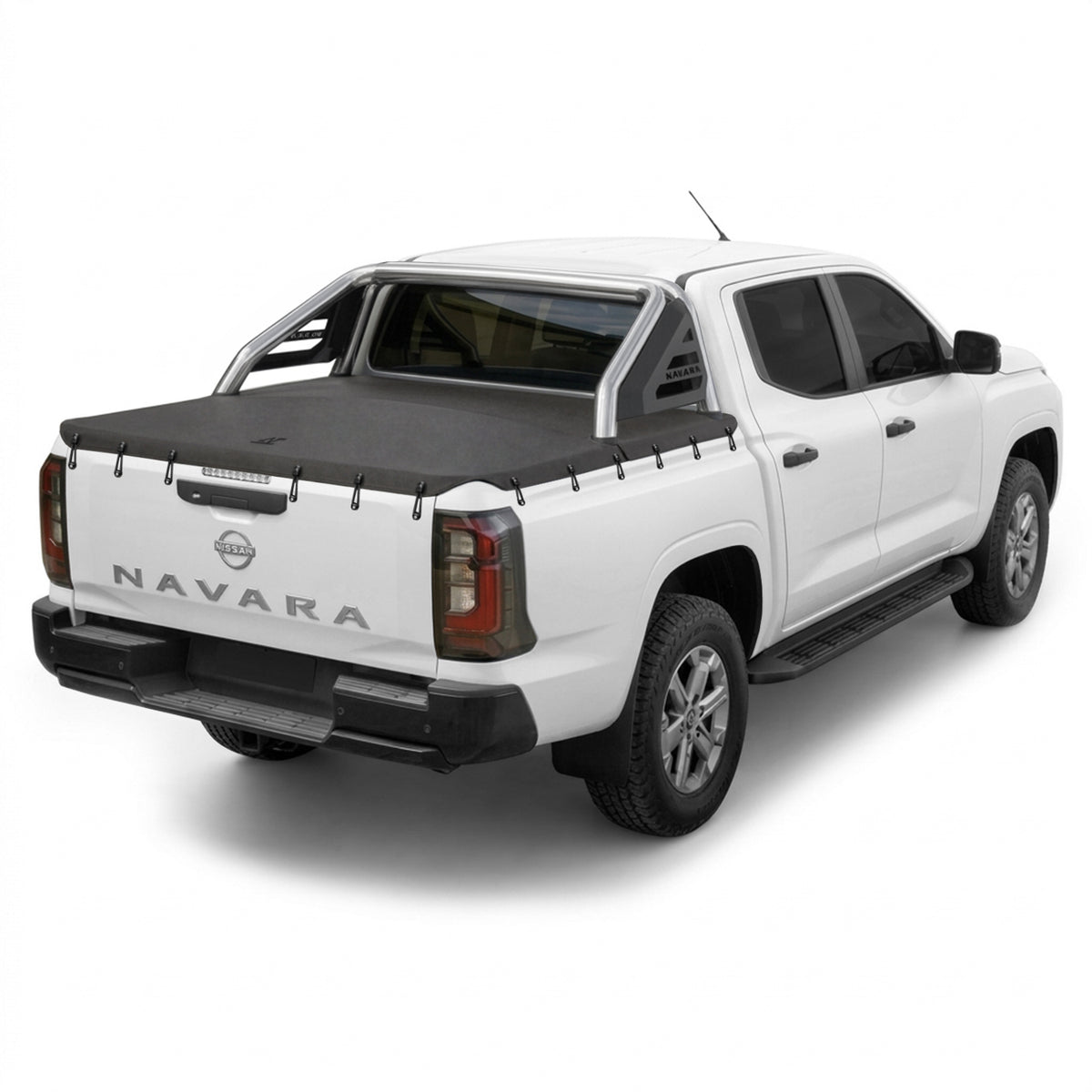Bunji Loop Tonneau Cover To Fit Nissan Navara D27 Dual Cab Suits Factory Sports Bar (March 2026 to Current)