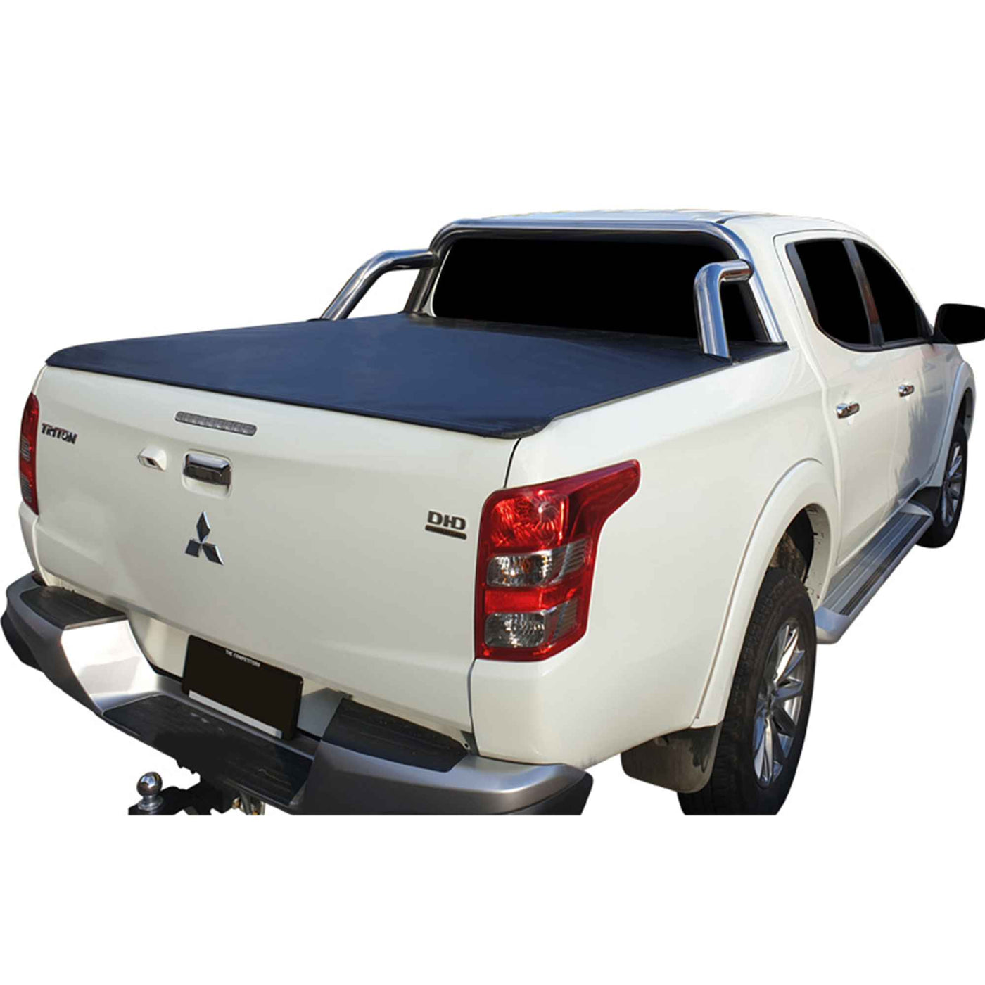 Replacement Clip On Tonneau Cover To Fit Mitsubishi MQ/MR Triton Dual Cab Fitted with Factory Sports Bars - Fits Genuine Hardware Only - (July 2015 to February 2024)