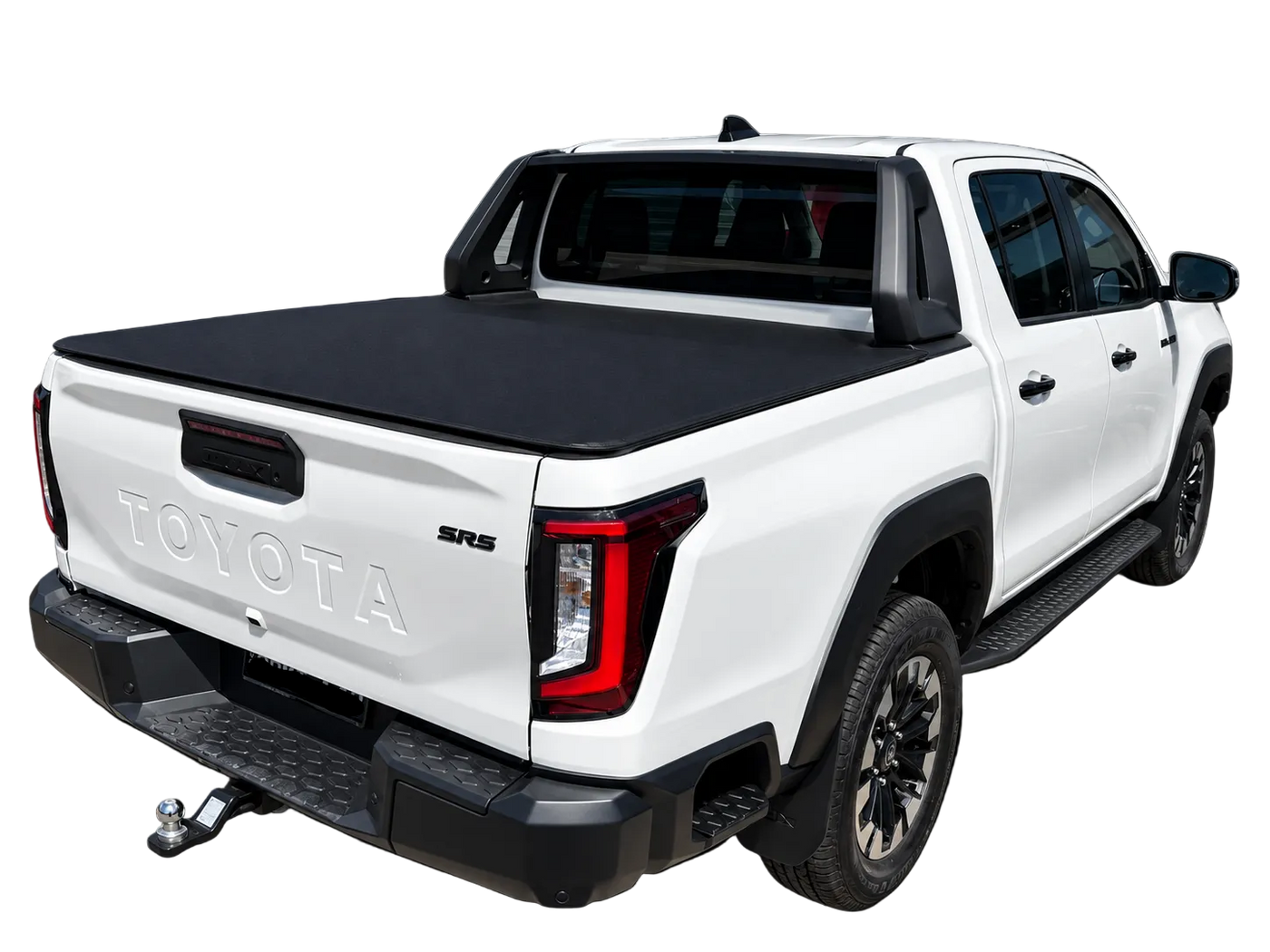 Clamp On Pro Drill-Less Tonneau Cover To Fit Toyota Hilux SR Dual Cab Fitted With Factory Sports Bars (November 2025 to Current)