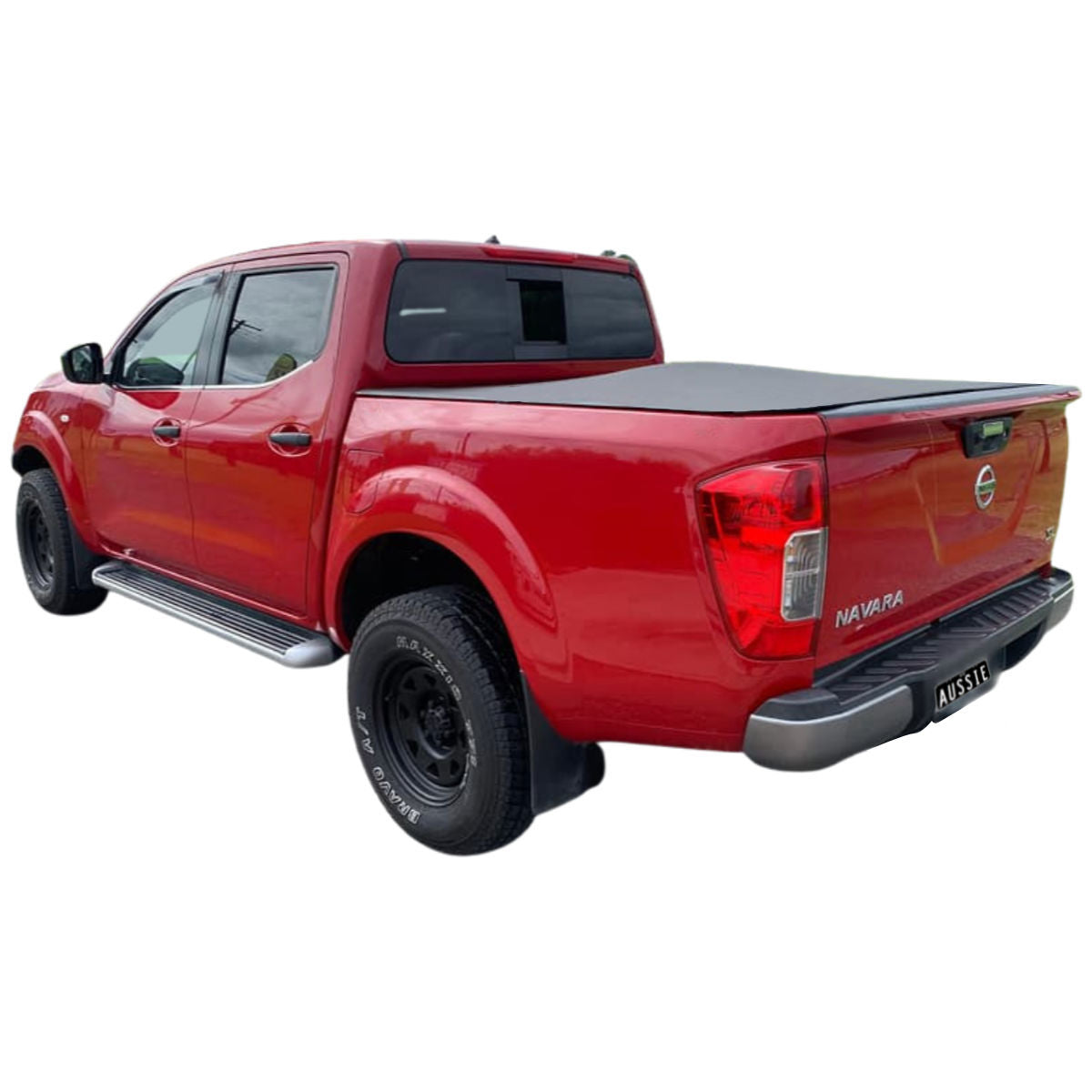 Aussie Tonneaus Clamp On Pro Drill-Less Tonneau Cover To Fit Nissan Navara NP300 Dual Cab (July 2015 to February 2021)