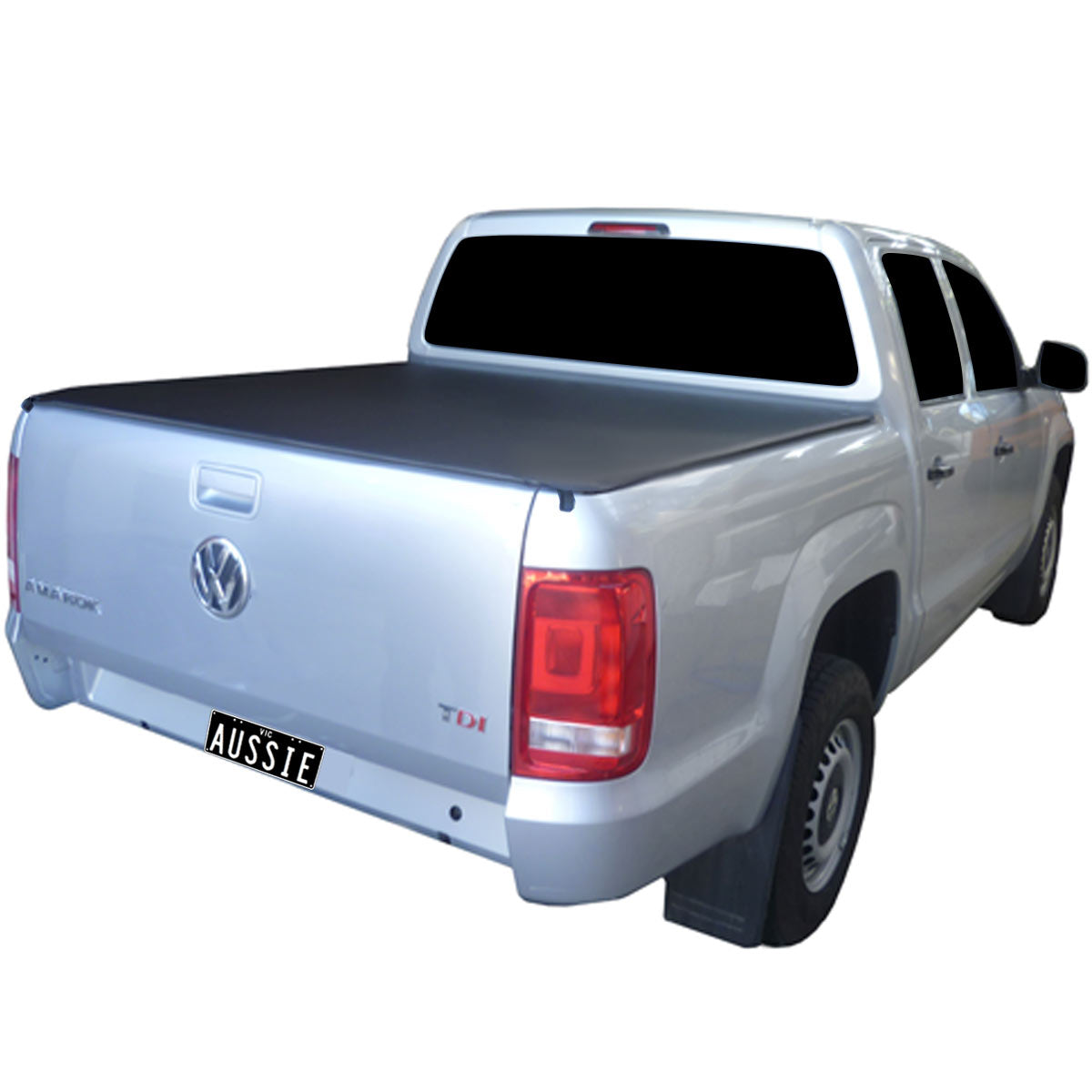 Aussie Tonneaus Clamp On Pro Drill-Less Tonneau Cover To Fit Volkswagen Amarok Dual Cab (2011 to Current)