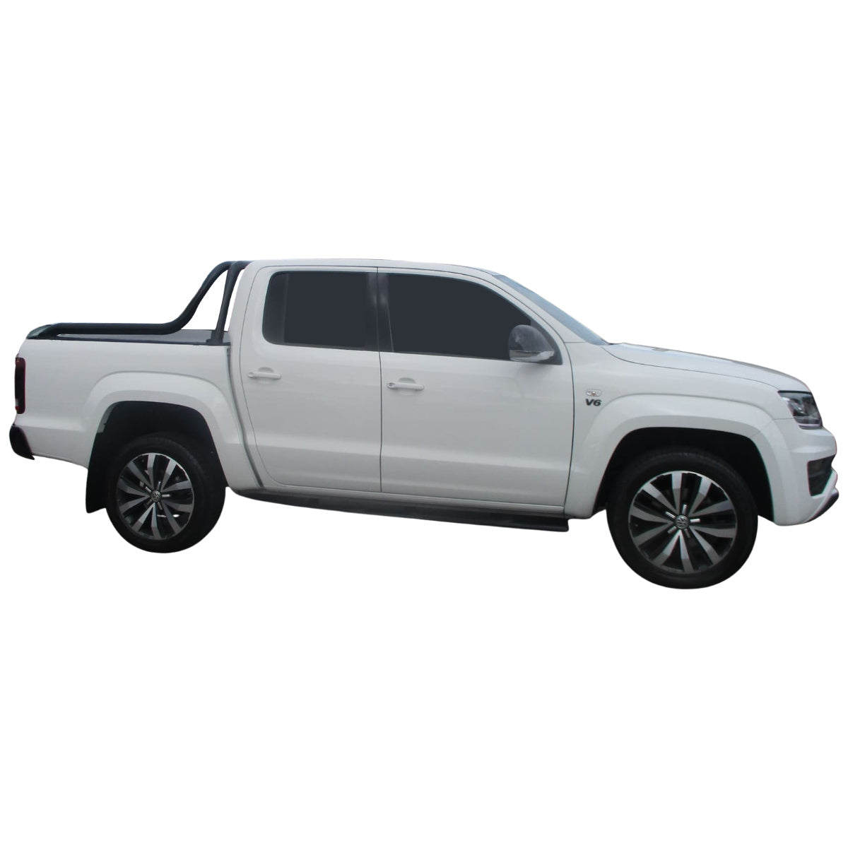 Clamp On Pro Drill-Less Tonneau Cover To Fit Volkswagen Amarok Ultimate Canyon Dual Cab Fitted With Factory Extended Sports Bars (2011 to April 2023)