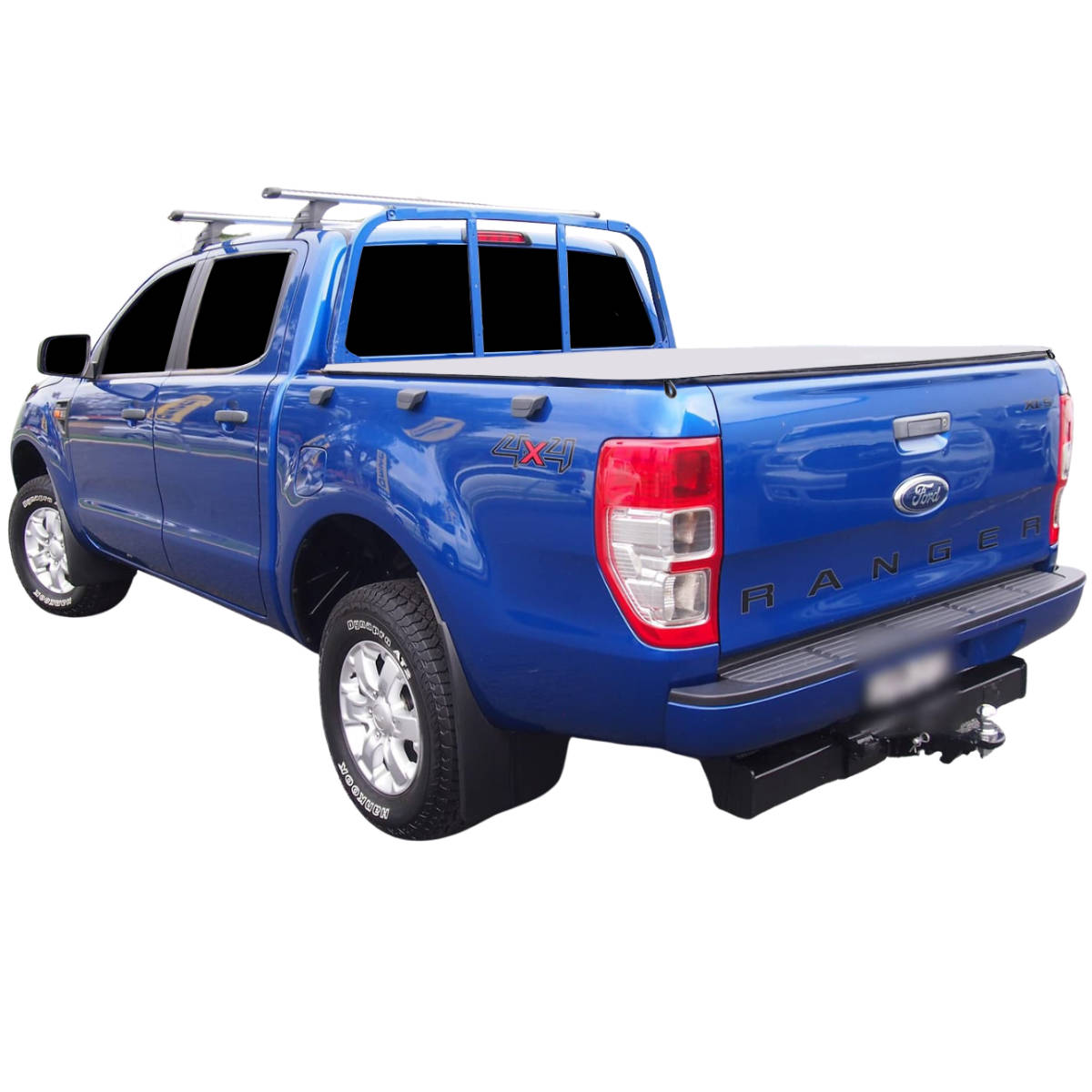 Clamp On Pro Drill-Less Tonneau Cover To Fit Ford Ranger PX Dual Cab Fitted With Updated Factory Headboard (June 2013 to June 2022)