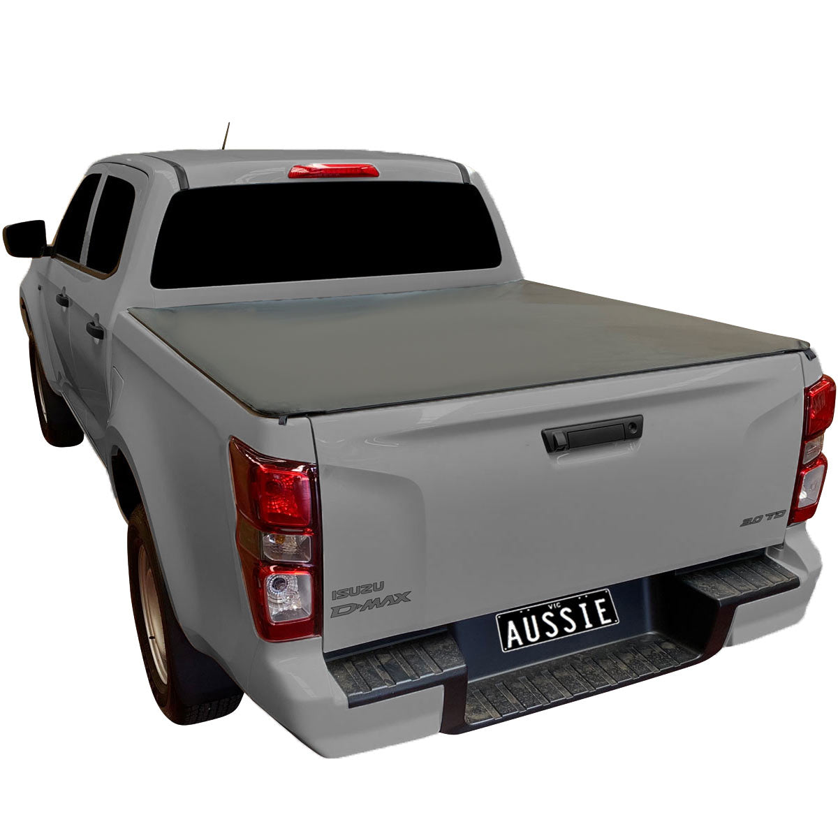 Aussie Tonneaus Clamp On Pro Drill-Less Tonneau Cover To Fit Isuzu D-Max Dual Cab (September 2020 to Current)