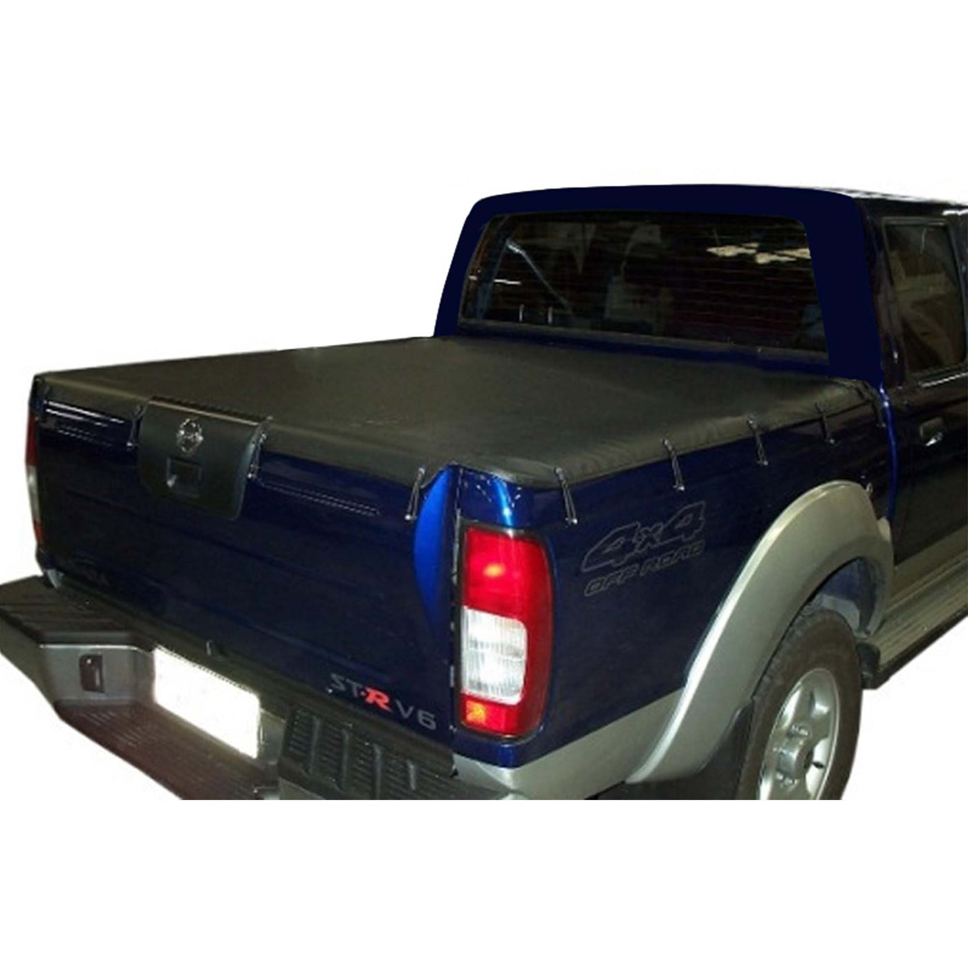 Aussie Tonneaus Bunji Loop Tonneau Cover To Fit Nissan Navara STR D22 Dual Cab (2001 to 2008)