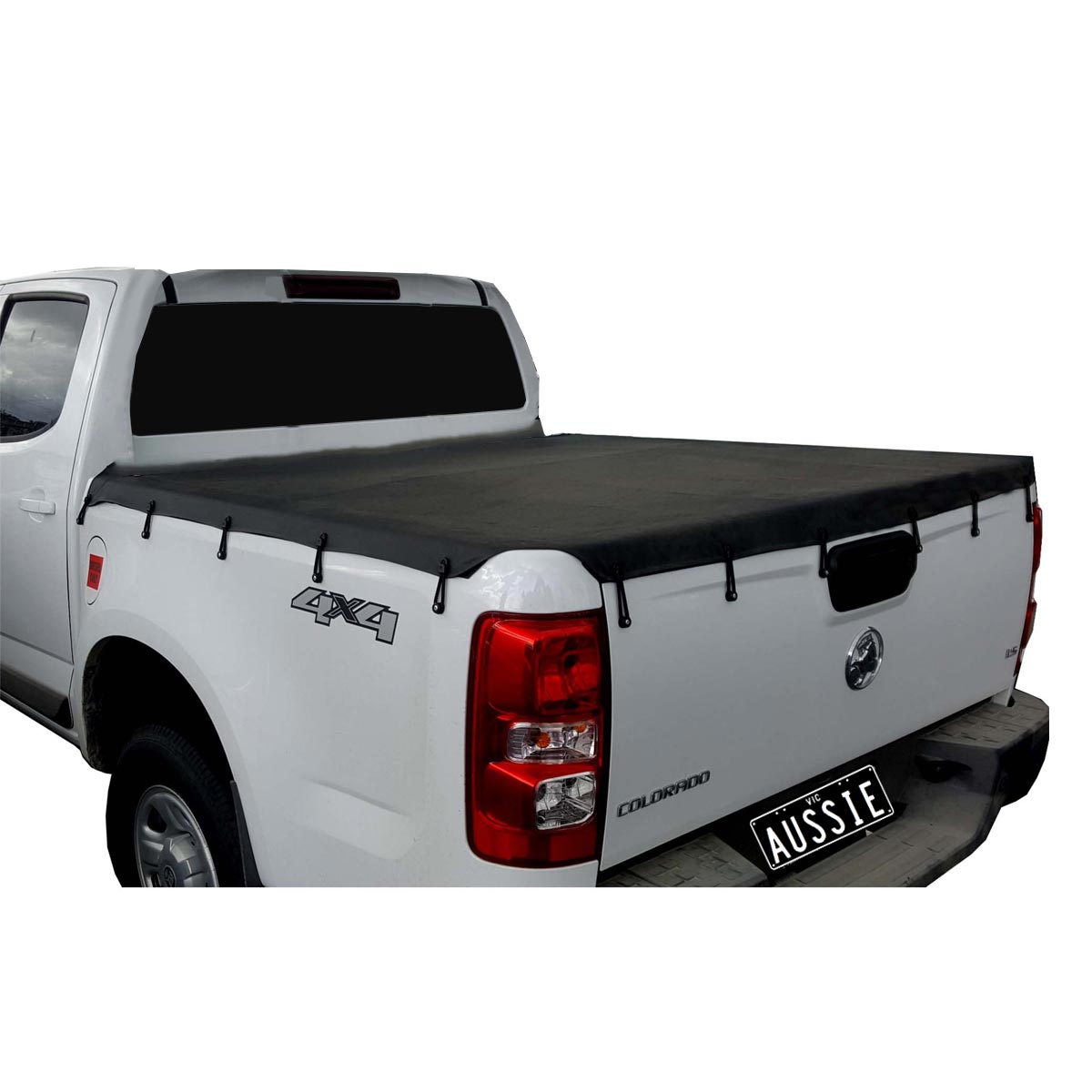 Aussie Tonneaus Bunji Loop Tonneau Cover To Fit Holden Colorado RG Dual Cab (June 2012 to 2020)