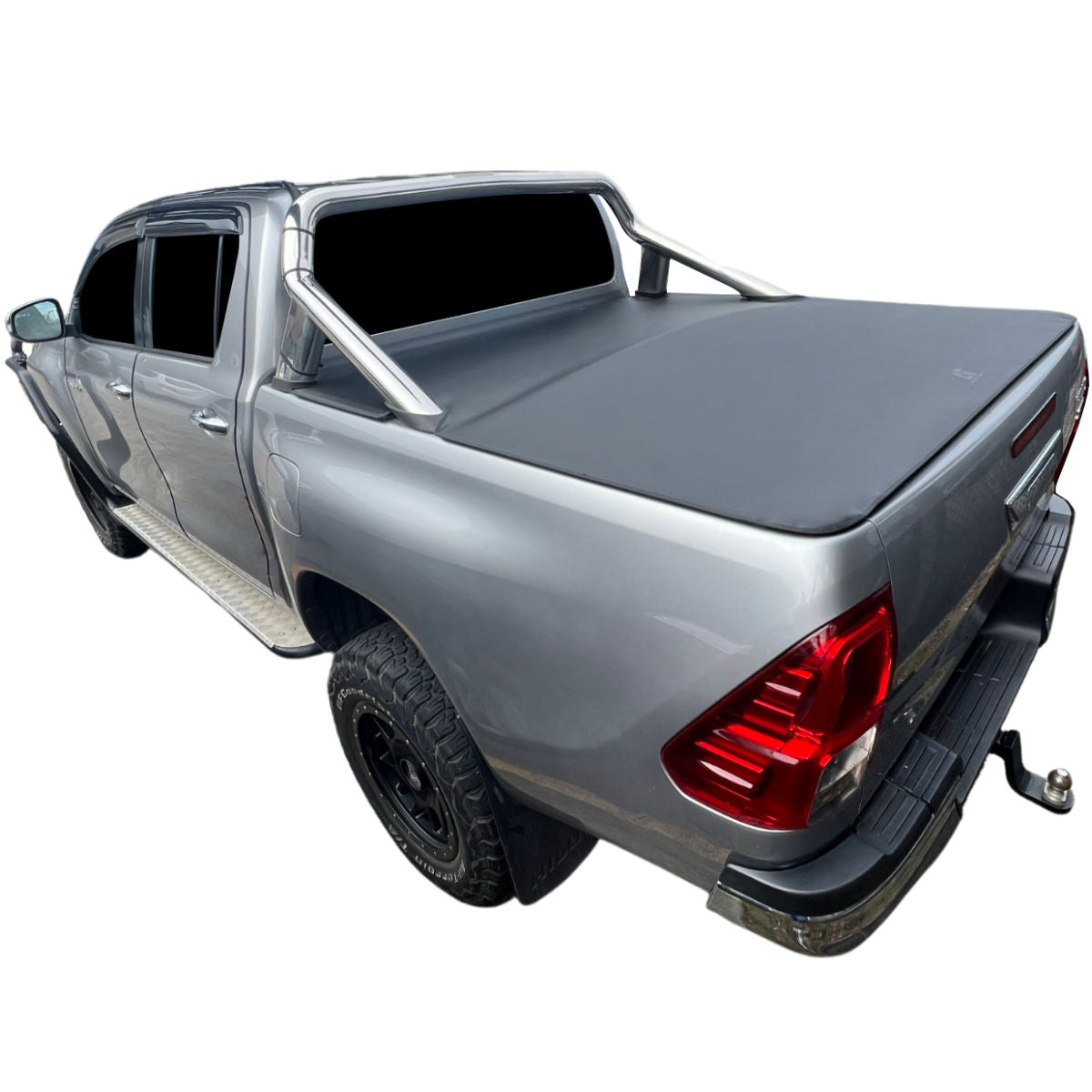 Clip On Tonneau Cover To Fit Toyota Hilux A Deck SR5 Dual Cab Fitted With Factory Sports Bars (October 2015 to November 2025)
