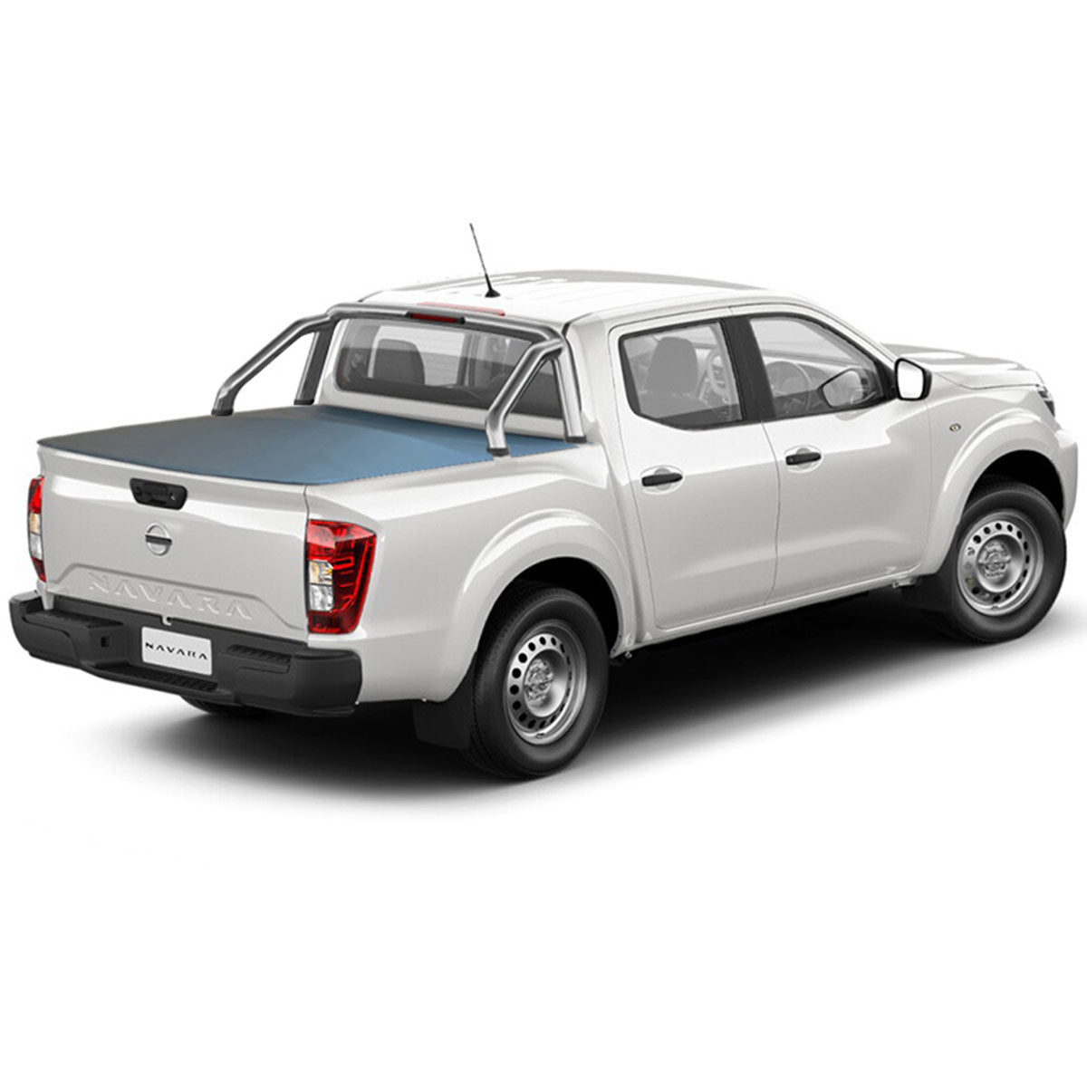 Aussie Tonneaus Clip On Tonneau Cover To Fit Nissan Navara New NP300 D23 Dual Cab Fitted With Factory Sports Bars (March 2021 to Current)