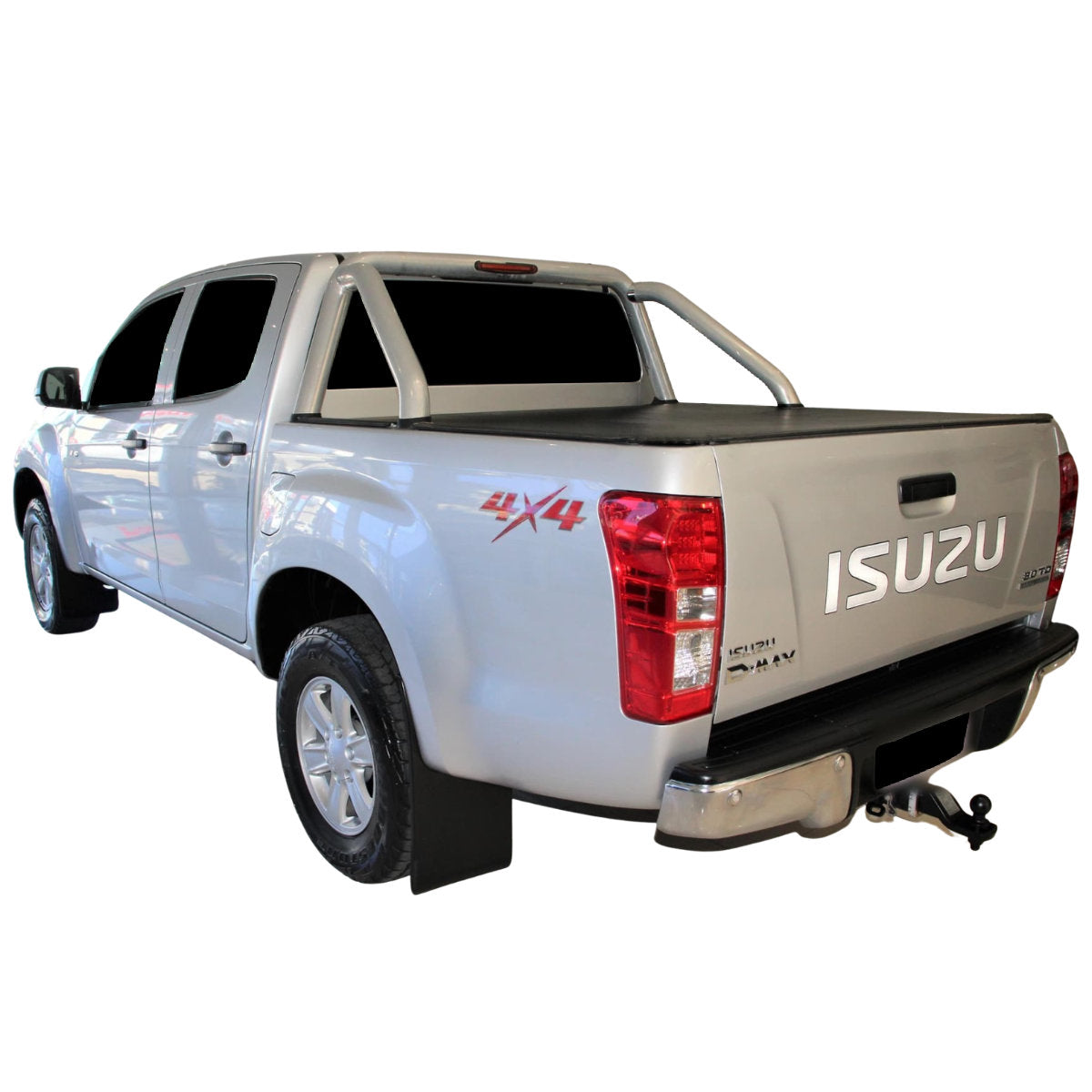 Clip On Tonneau Cover To Fit Isuzu D-Max Dual Cab Fitted With Factory Sports Bars (July 2012 to August 2020)