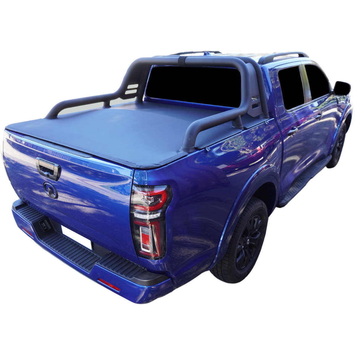 Clip On Tonneau Cover To Fit GWM Cannon Vanta Dual Cab Fitted With Extended Factory Sports Bars (2020 to June 2025)