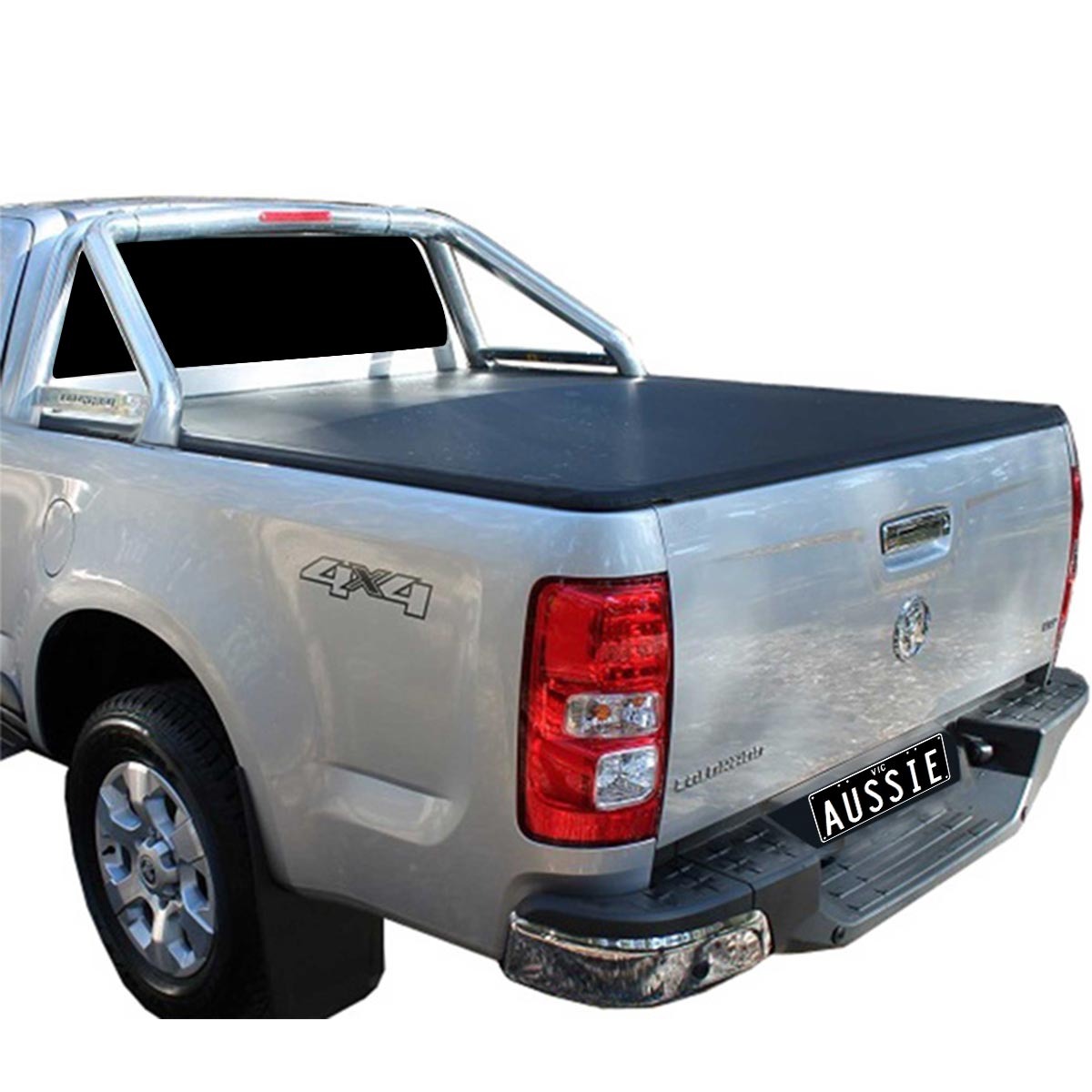 Aussie Tonneaus Clip On Tonneau Cover To Fit Holden Colorado RG Dual Cab Fitted With Factory Sports Bars (July 2012 to 2020)