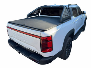 Clip On Tonneau Cover To Fit BYD Shark 6 Dual Cab With Factory Sports Bar (2025 to Current)