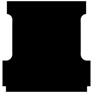 Ribbed Rubber Ute Mat To Fit Ford F150 5.5 ft Bed (2015 to 2023) - Suits Spray On Liner Or No Liner