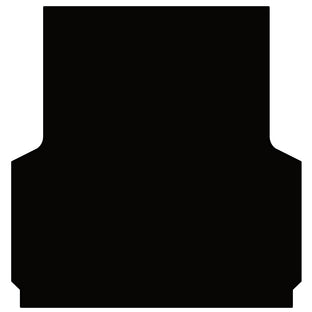 Ribbed Rubber Ute Mat To Fit LDV Terron 9 Dual Cab (2025 to Current) - Suits Factory Plastic Tub Liner