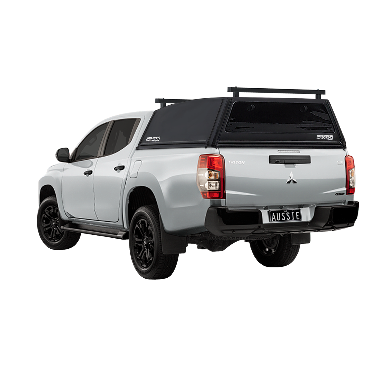 Wildback Soft Ute Canopy With Ladder Racks To Fit Mitsubishi Triton MQ Aussie Tonneaus