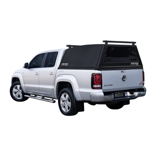 Wildback Soft Ute Canopy With Ladder Racks To Fit Volkswagen Amarok Dual Cab (2011 to April 2023) - Windows