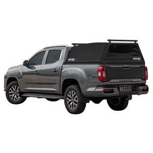 Wildback Soft Ute Canopy With Ladder Racks To Fit LDV T60 / T60 Max Dual Cab (2017 to Current) - Windows