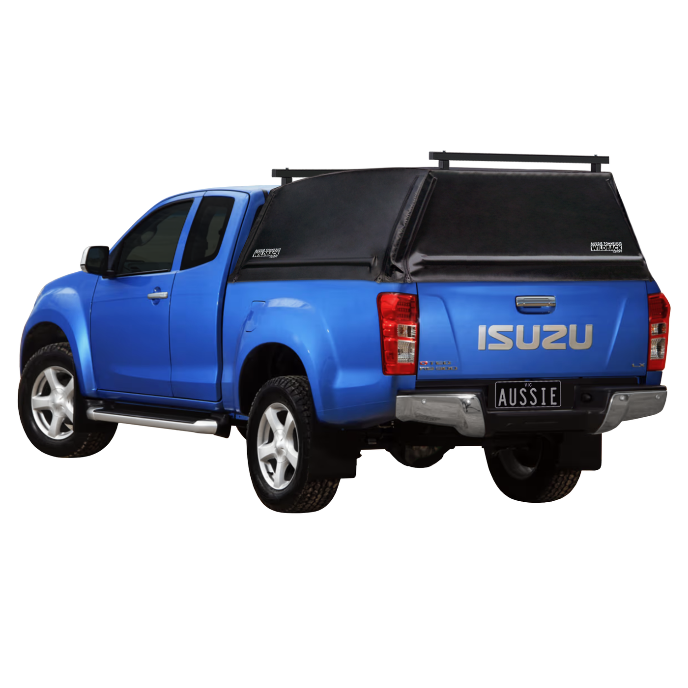 Wildback Soft Ute Canopy With Ladder Racks To Fit Isuzu D-Max Space Cab (July 2012 to August 2020)