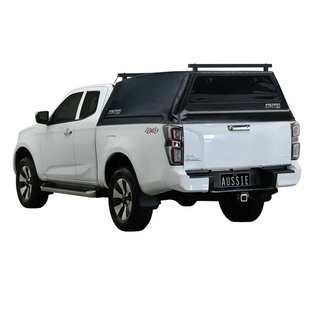 Wildback Soft Ute Canopy With Ladder Racks To Fit Isuzu D-Max Space Cab (September 2020 to Current) - Windows