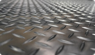 Non Slip Checker Plate Rubber Ute/Van/Floor Matting 1600mm Wide x 2700mm Long (1.6m x 2.7m)