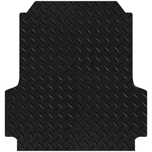 Checker Plate Rubber Ute Mat To Fit Volkswagen All-New Amarok Dual Cab Fitted with Factory Plastic Tub Liner (May 2023 to Current)
