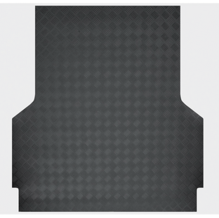 Checker Plate Rubber Ute Mat To Fit LDV Terron 9 Dual Cab (2025 to Current) - Suits Factory Plastic Tub Liner
