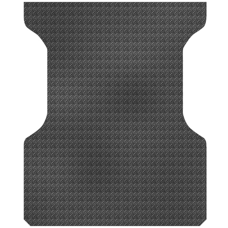 Checker Plate Rubber Ute Mat To Fit Isuzu D-Max Space Cab Fitted with Factory Plastic Tub Liner (September 2020 to Current)