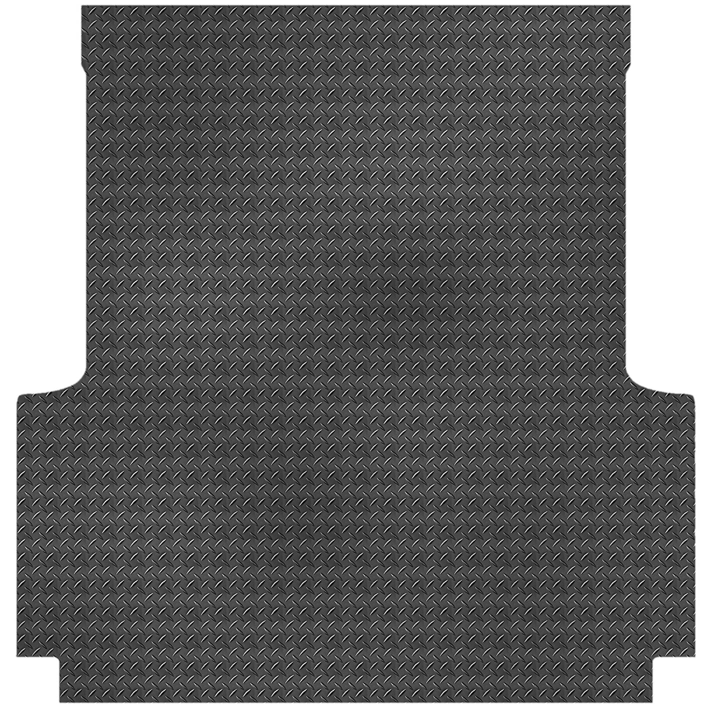 Checker Plate Rubber Ute Mat To Fit Jeep Gladiator Dual Cab (May 2020 to Current) - Suits Spray On Liner Or No Liner