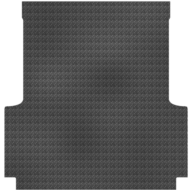 Checker Plate Rubber Ute Mat To Fit Jeep Gladiator Dual Cab (May 2020 to Current) - Suits Spray On Liner Or No Liner