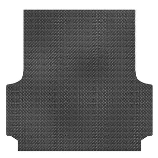 Checker Plate Rubber Ute Mat To Fit Kia Tasman Dual Cab (2025 to Current) - Suits Factory Under Rail Liner