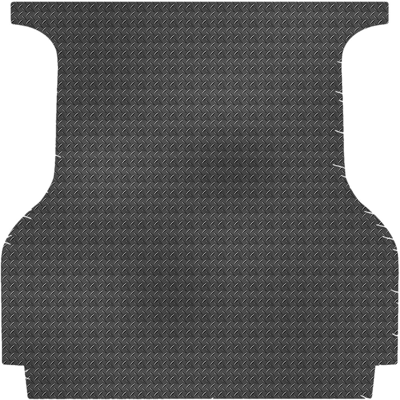 Checker Plate Rubber Ute Mat To Fit Mazda BT-50 Dual Cab (November 2011 to September 2020) - Suits Spray On Liner Or No Liner