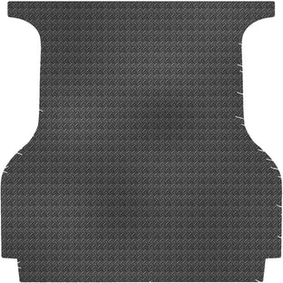 Checker Plate Rubber Ute Mat To Fit Mazda BT-50 Dual Cab (November 2011 to September 2020) - Suits Spray On Liner Or No Liner