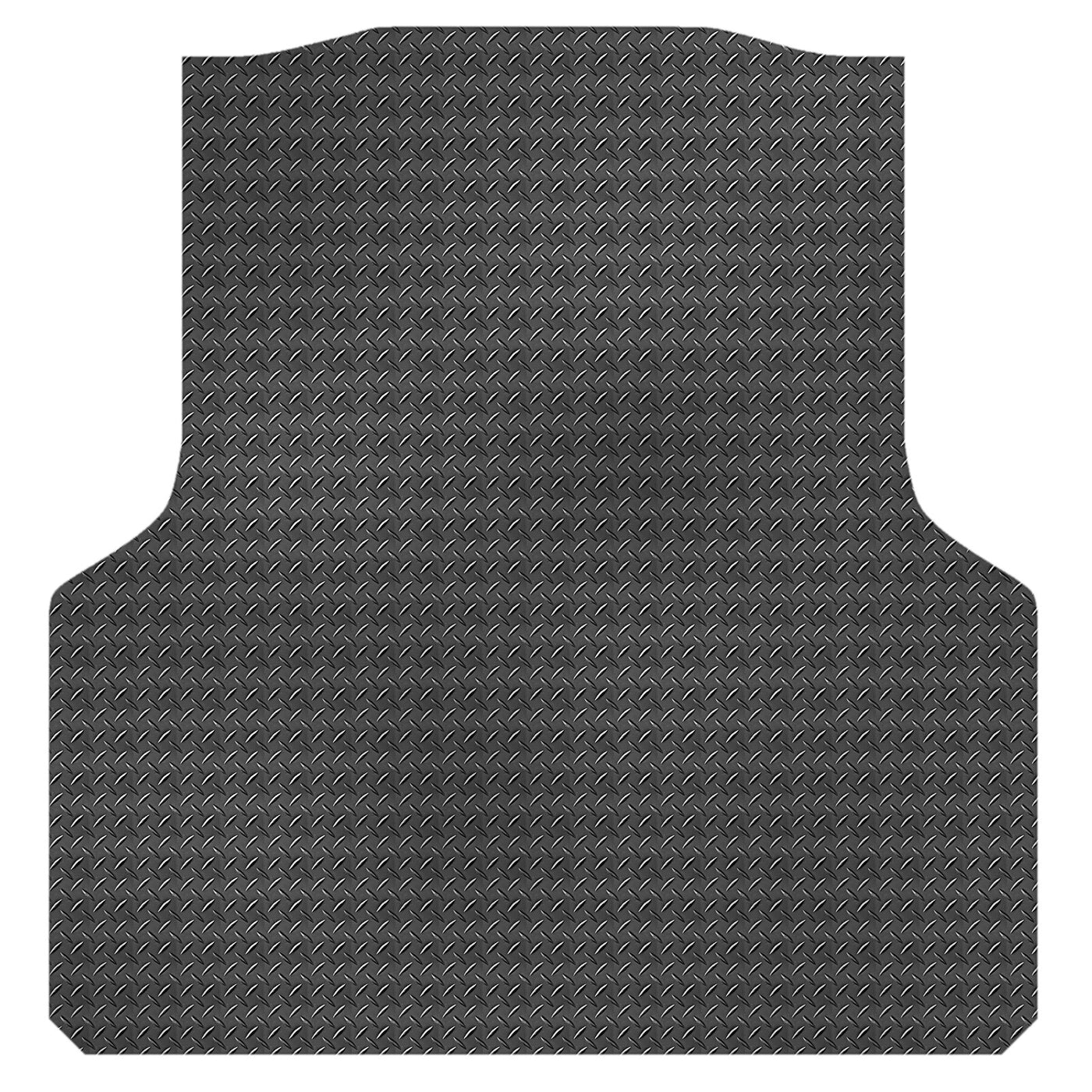 Checker Plate Rubber Ute Mat To Fit Mazda BT-50 TF Dual Cab (October 2020 to Current) - Suits Spray On Liner Or No Liner