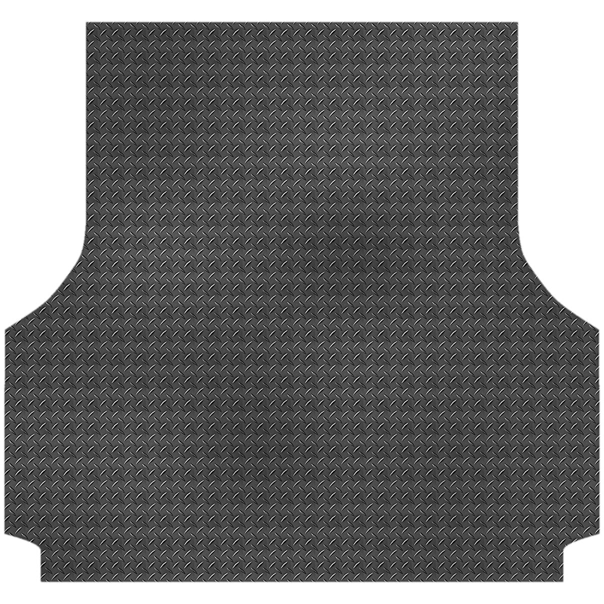 Checker Plate Rubber Ute Mat To Fit Mitsubishi Triton MV New-Gen Dual Cab Fitted with Factory Plastic Tub Liner (March 2024 to Current)