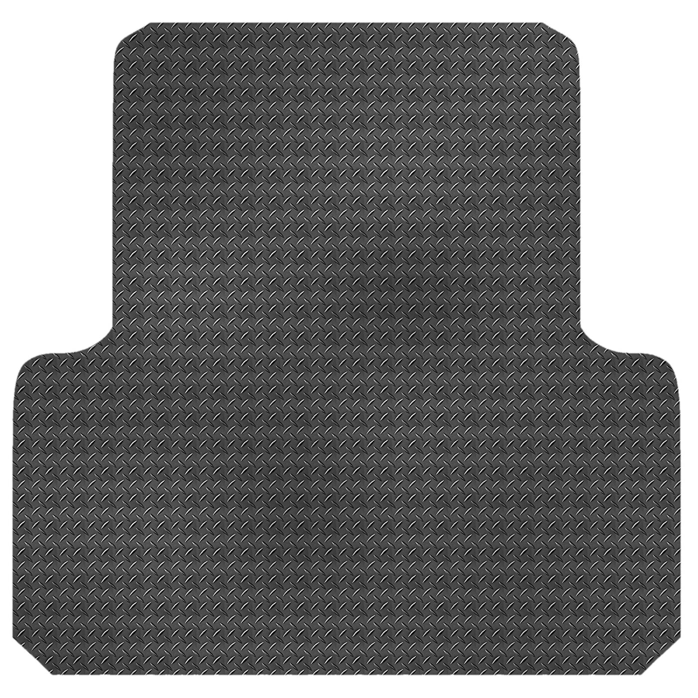 Checker Plate Rubber Ute Mat To Fit Toyota Hilux Dual Cab Fitted with Factory Plastic Tub Liner (November 2025 to Current)