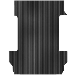 Ribbed Rubber Ute Mat To Fit Chevrolet Silverado 1500 Crew Cab fitted with Factory Plastic Tub Liner (2020 to Current)