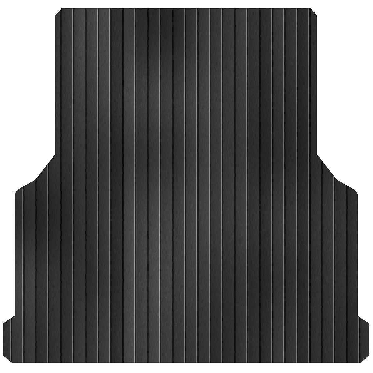 Ribbed Rubber Ute Mat To Fit Holden Colorado RG Dual Cab Fitted with Factory Plastic Tub Liner (July 2012 to 2020)