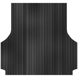 Ribbed Rubber Ute Mat To Fit Mitsubishi Triton MV New-Gen Dual Cab Fitted with Factory Plastic Tub Liner (March 2024 to Current)