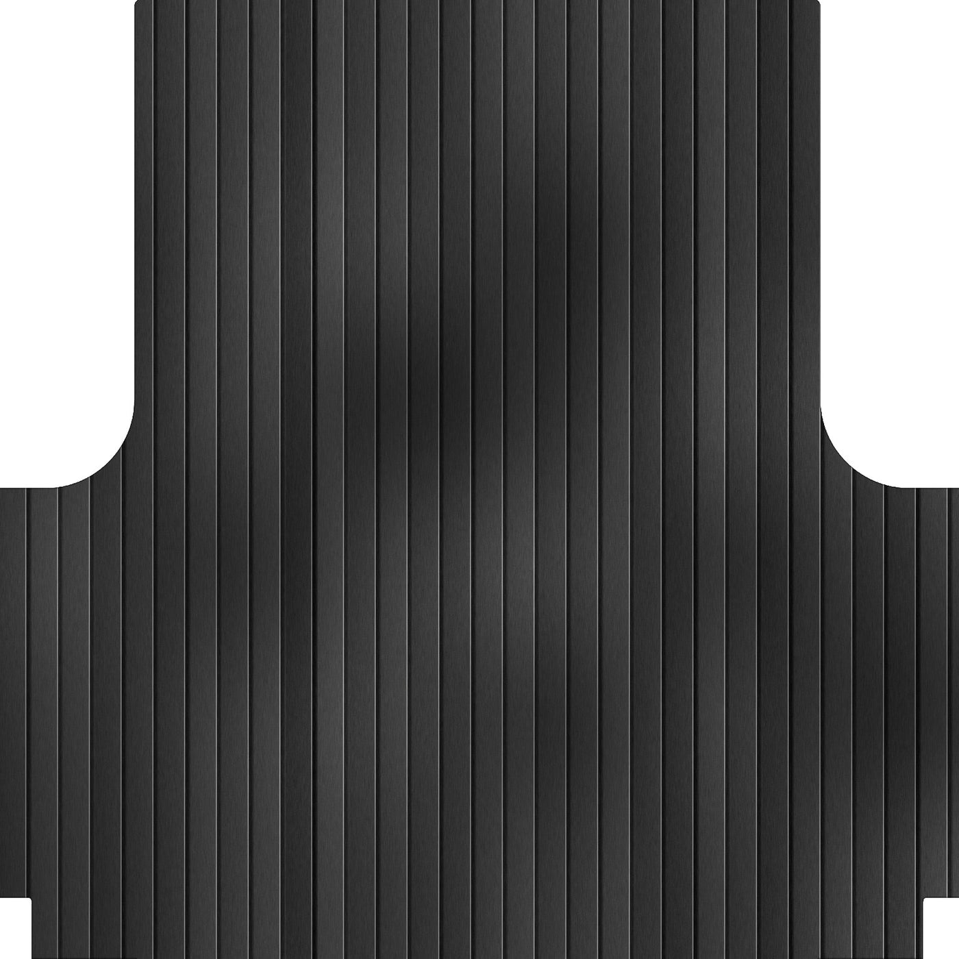 Ribbed Rubber Ute Mat To Fit Nissan Navara D22T Dual Cab (2009 to June 2015) - Suits Spray On Liner Or No Liner