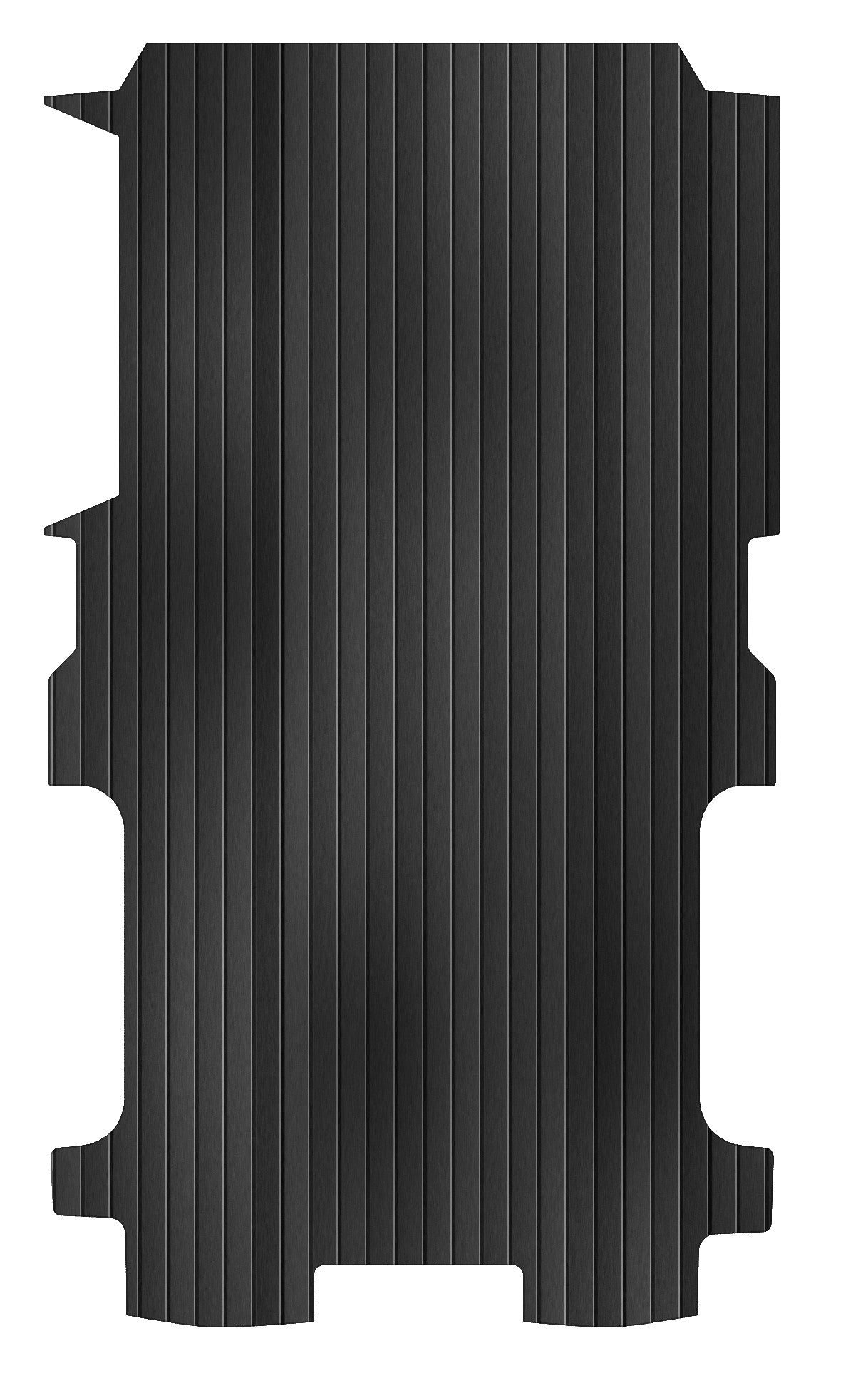 Ribbed Rubber Van Mat To Fit Ford Transit Custom LWB Passenger Side Door Step Only (September 2024 to Current)