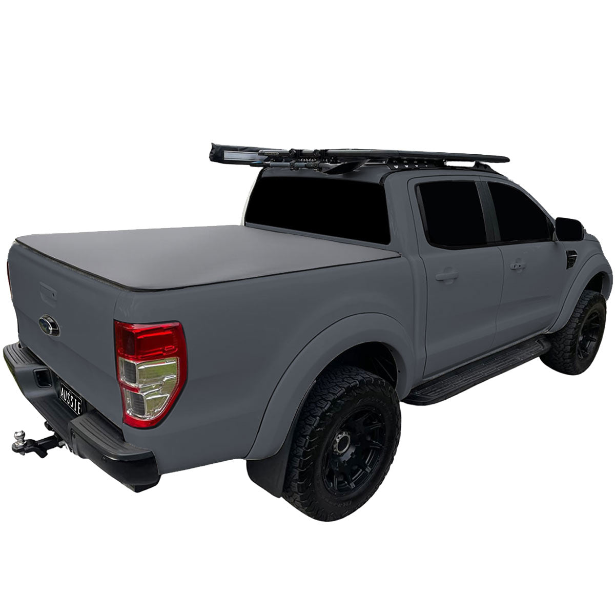 Aussie Tonneaus Clamp On Pro Drill-Less Tonneau Cover To Fit Ford Ranger PX Dual Cab (November 2011 to Current) 