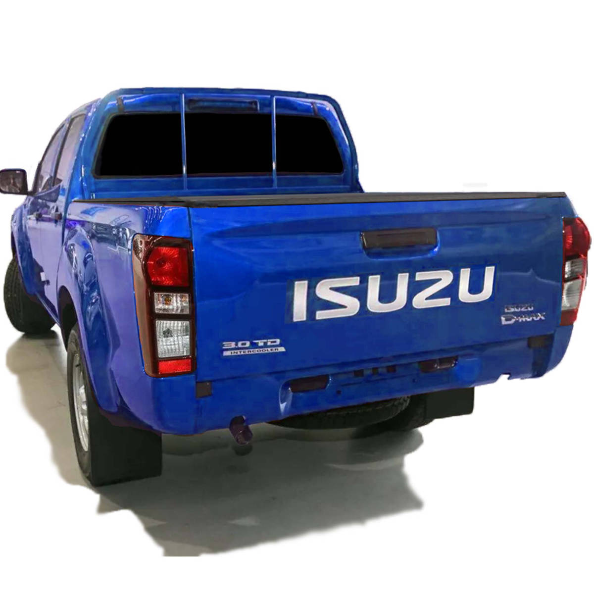 Clamp On Pro Drill-Less Tonneau Cover To Fit Isuzu D-Max Dual Cab Fitted With Factory Headboard (July 2012 to August 2020)