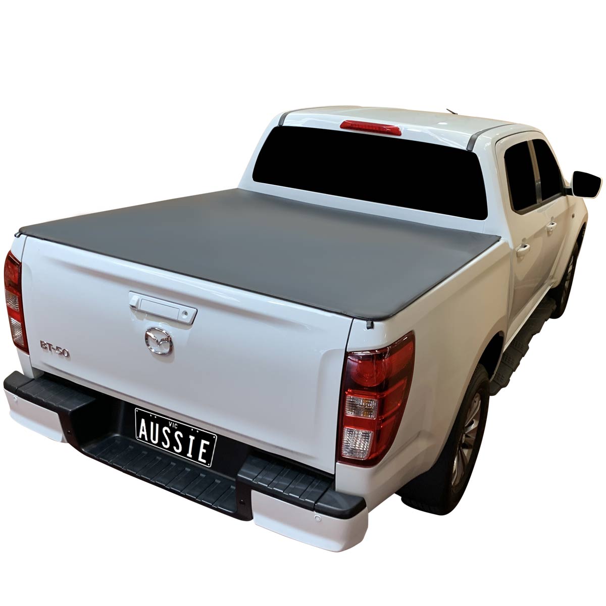 Aussie Tonneaus Clamp On Pro Drill-Less Tonneau Cover To Fit Mazda BT-50 TF Dual Cab (October 2020 to Current) 