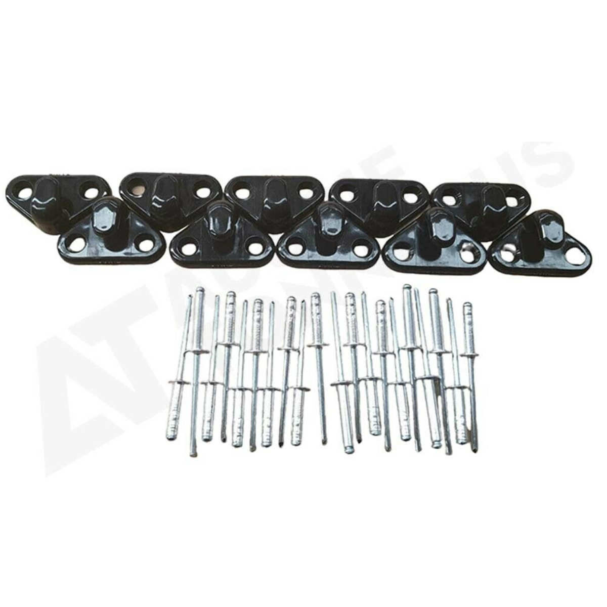 Aussie Tonneaus Bunji/Rope Triangle Hook Replacements - Pack of 10 