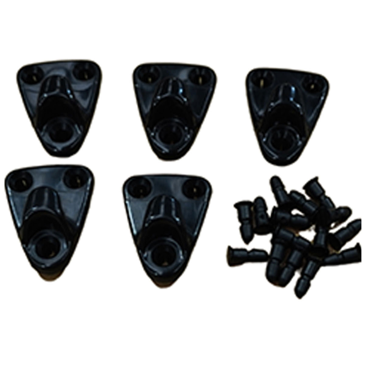 Aussie Tonneaus Bunji/Rope Holden Triangle Hook Replacements With Pins - Pack of 5 