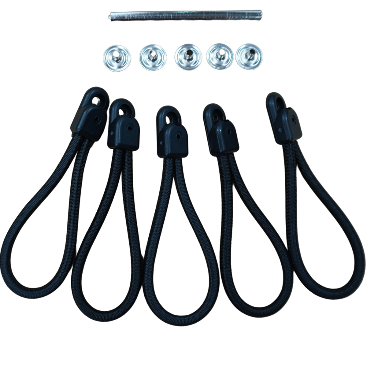 Aussie Tonneaus 110mm Standard Bunji Replacements (B209) - Pack of 5 Bungee Loop Kit 