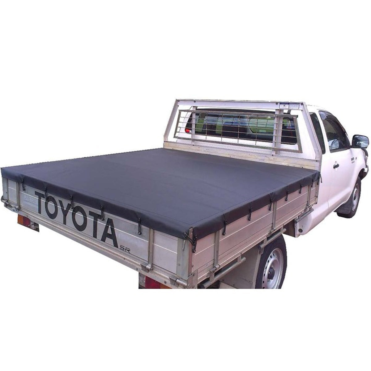 Aussie Tonneaus Bunji Loop Tray Tonneau Cover To Fit Triple M Tray 2550 x 1792mm 