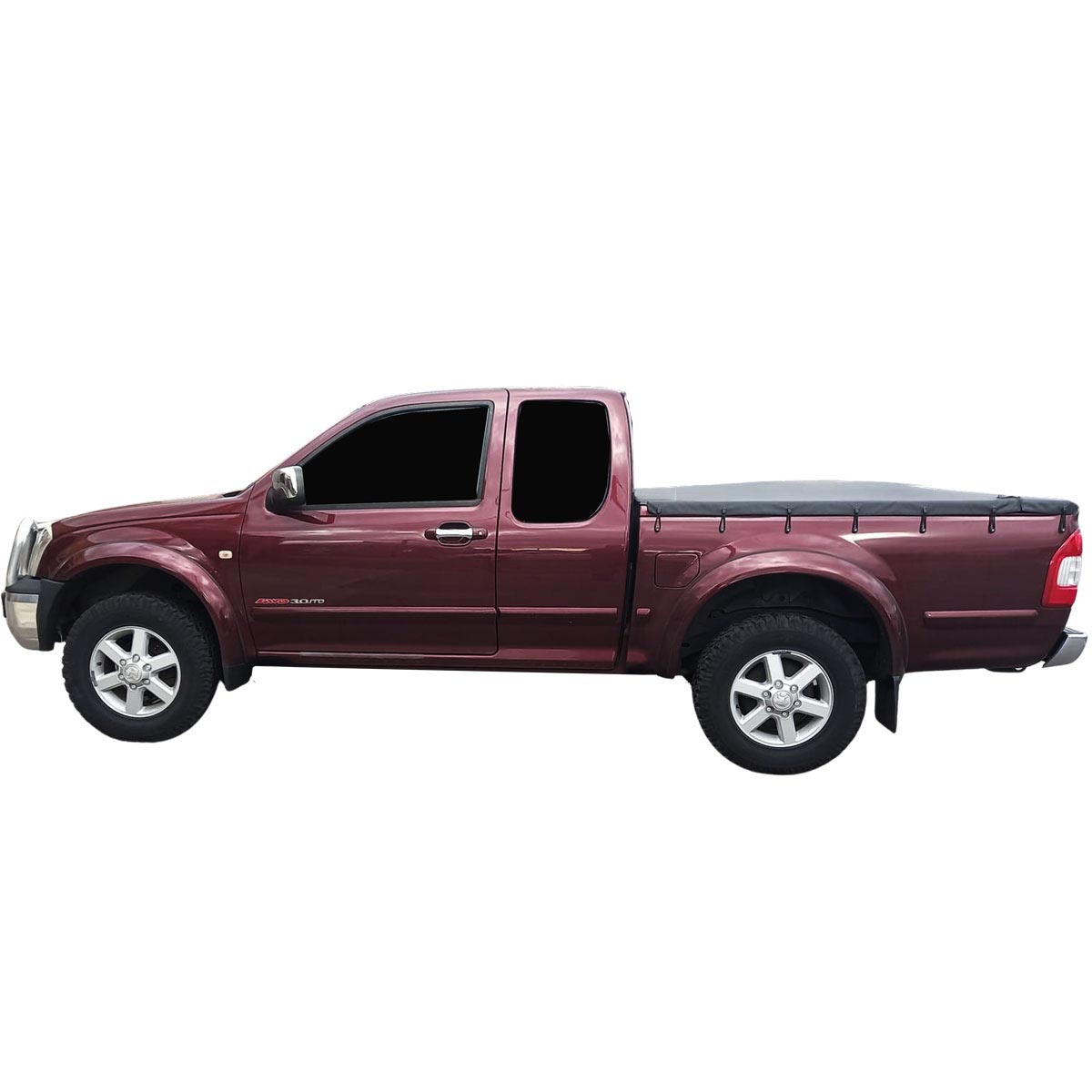 Aussie Tonneaus Bunji Loop Tonneau Cover To Fit Holden Rodeo RA Space Cab (2003 - 2008) 