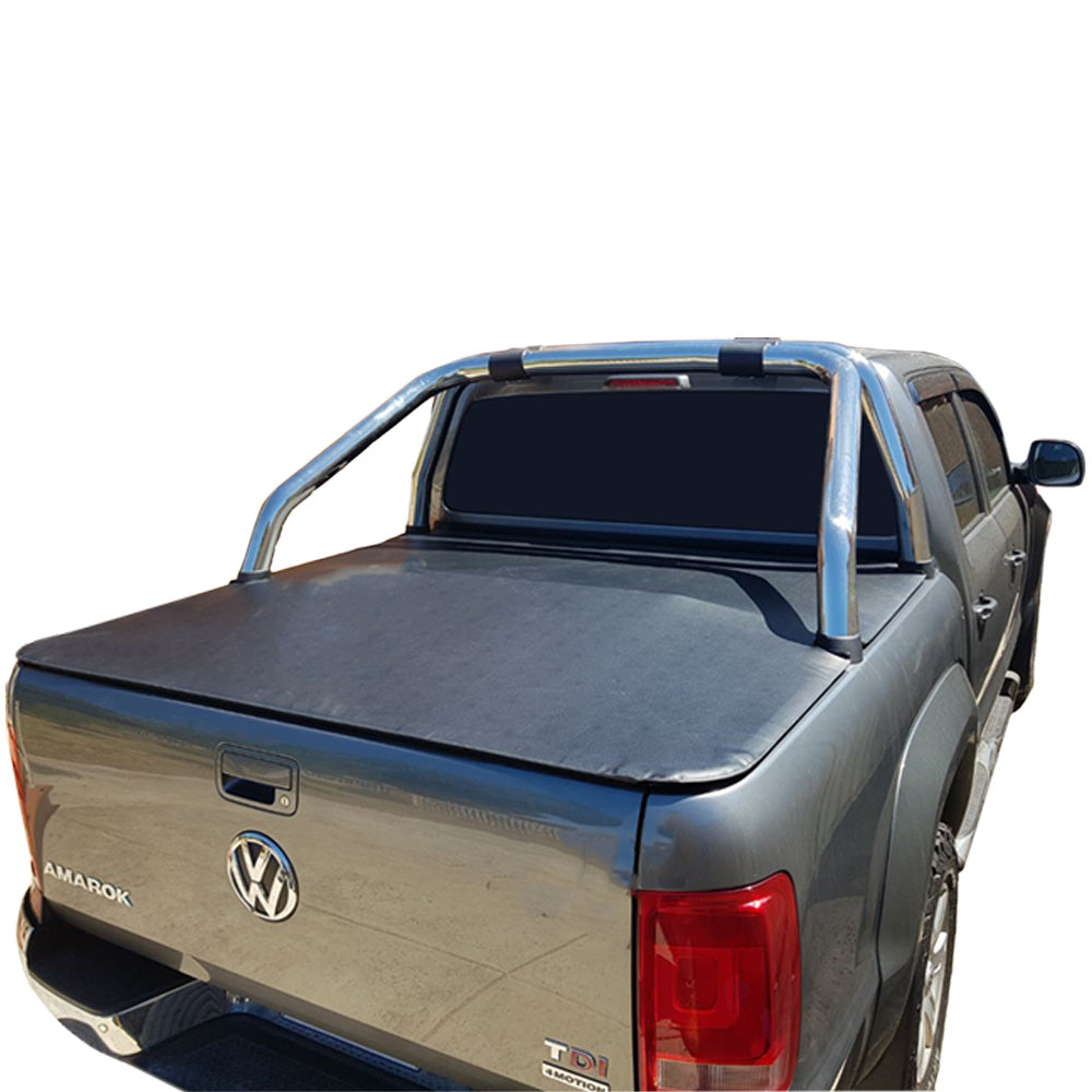 Aussie Tonneaus Replacement Clip On Tonneau Cover To Fit Volkswagen Amarok Dual Cab Fitted with Factory Sports Bars - Fits Genuine Hardware Only - (2011 to Current) 